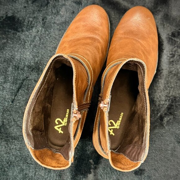 A2 by Aerosoles Brown Ankle Boots - Picture 11 of 12